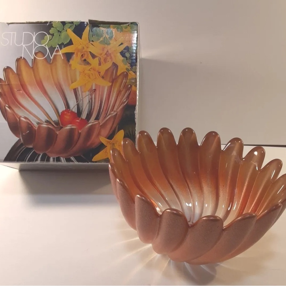 Vintage Studio Nova Solaris Gold 6" Bowl made in Germany